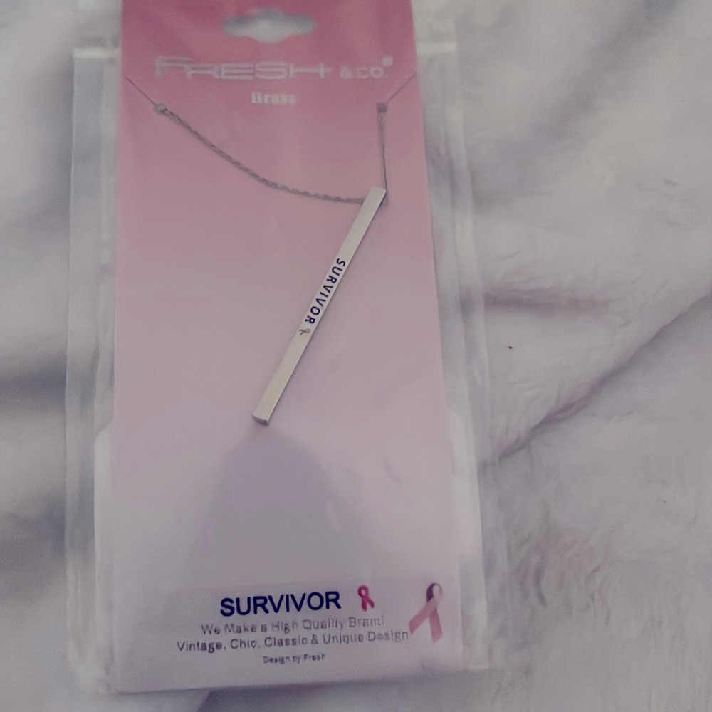 Fresh & Co. Survivor Silver Necklace BNIB